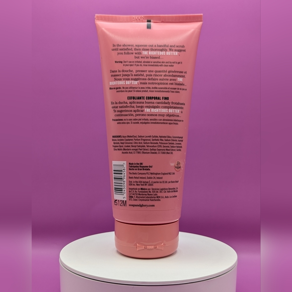 Soap & Glory Righteous Body Butter & Body Scrub Orig Pink FS Used GC Lots Left! - Picture 8 of 11